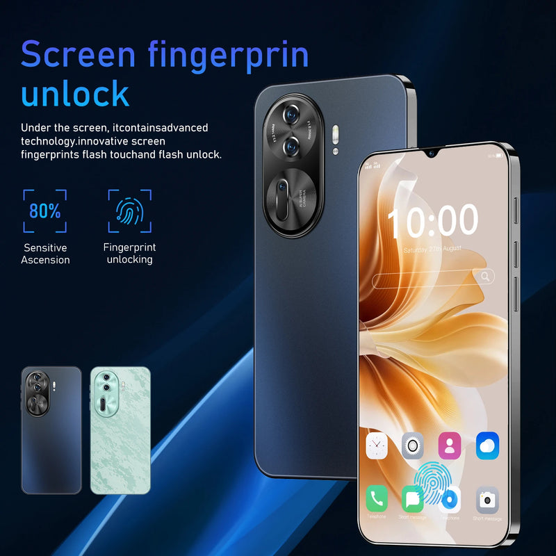 Smartphone Android OLED 5G Reno 11 Pro, Celular, Dimensão 9300, Bateria 6800mAh