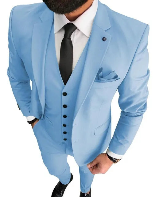Ternos de casamento para noivo slim fit masculino, smoking de baile masculino, b
