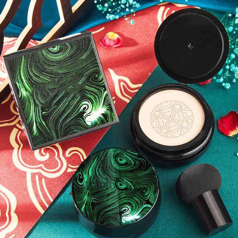BB Cream-Air Cushion Foundation, cabeça de cogumelo, impermeável, iluminar, Fa
