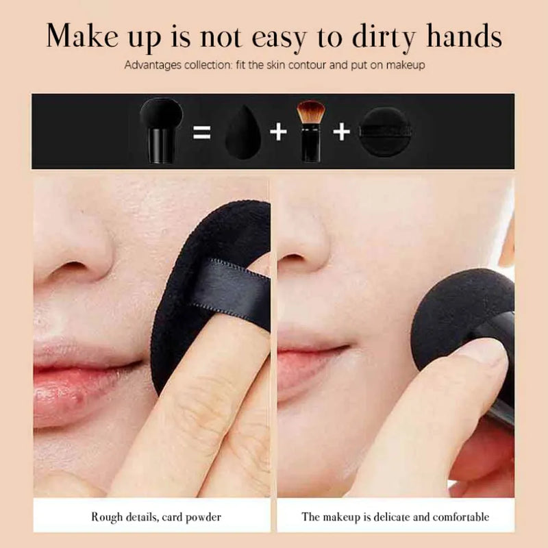 BB Cream-Air Cushion Foundation, cabeça de cogumelo, impermeável, iluminar, Fa
