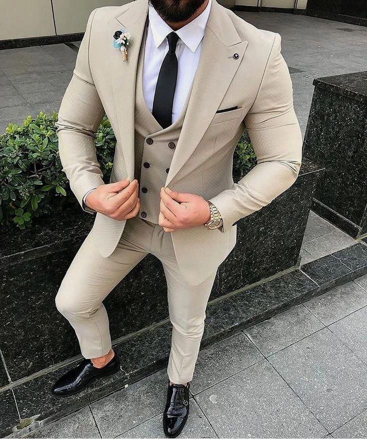 Ternos de casamento para noivo slim fit masculino, smoking de baile masculino, b