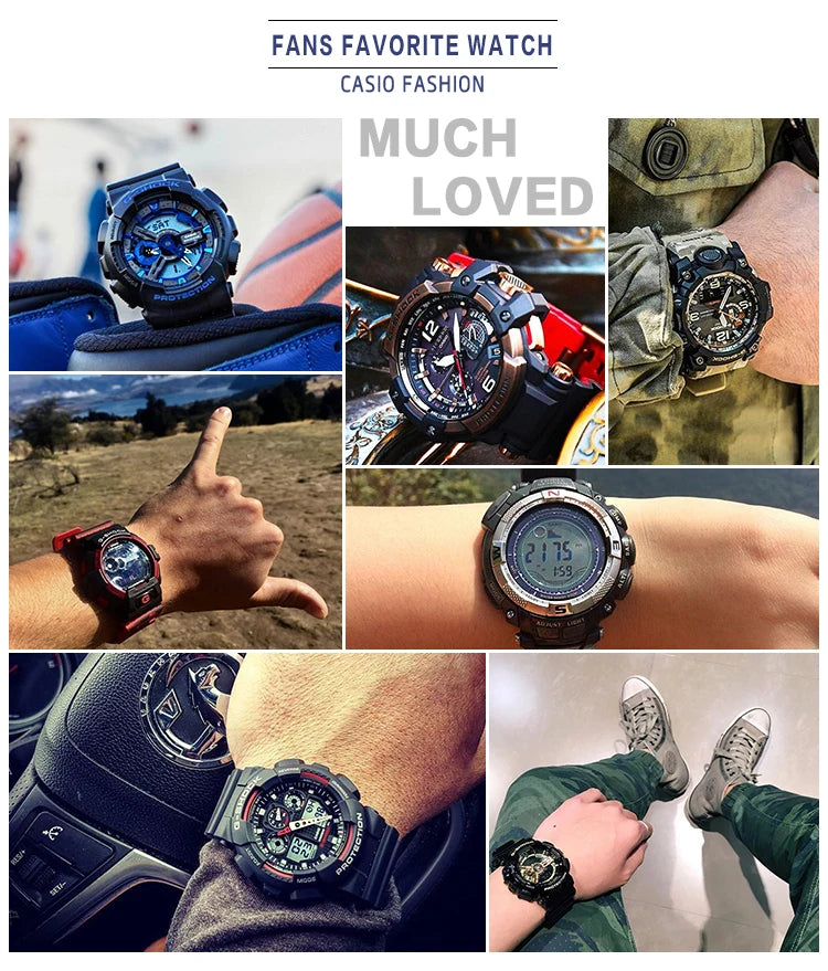 Relógio Casio Masculino g Shock Top Marca de Luxo Conjunto À Prova D &
