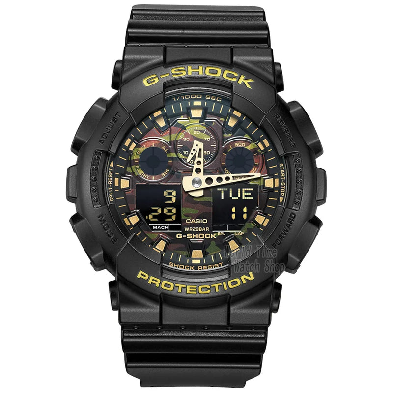 Casio assist g choque relógio masculino top marca de luxo led militar digital w
