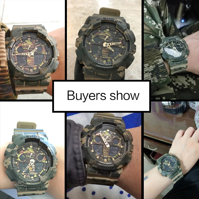 Casio assist g choque relógio masculino top marca de luxo led militar digital w