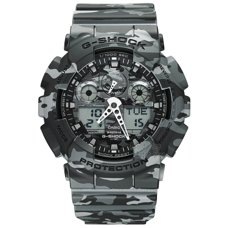 Casio assist g choque relógio masculino top marca de luxo led militar digital w