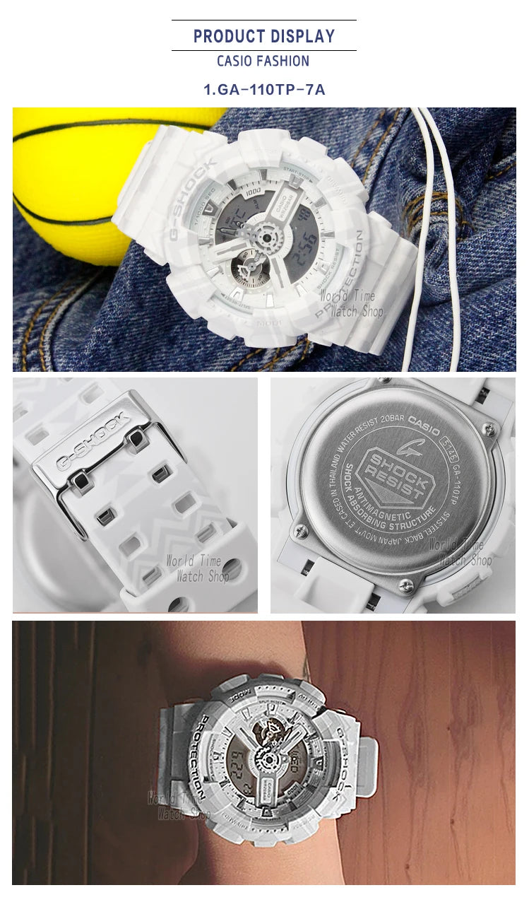 Relógio Casio Masculino g Shock Top Marca de Luxo Conjunto À Prova D &