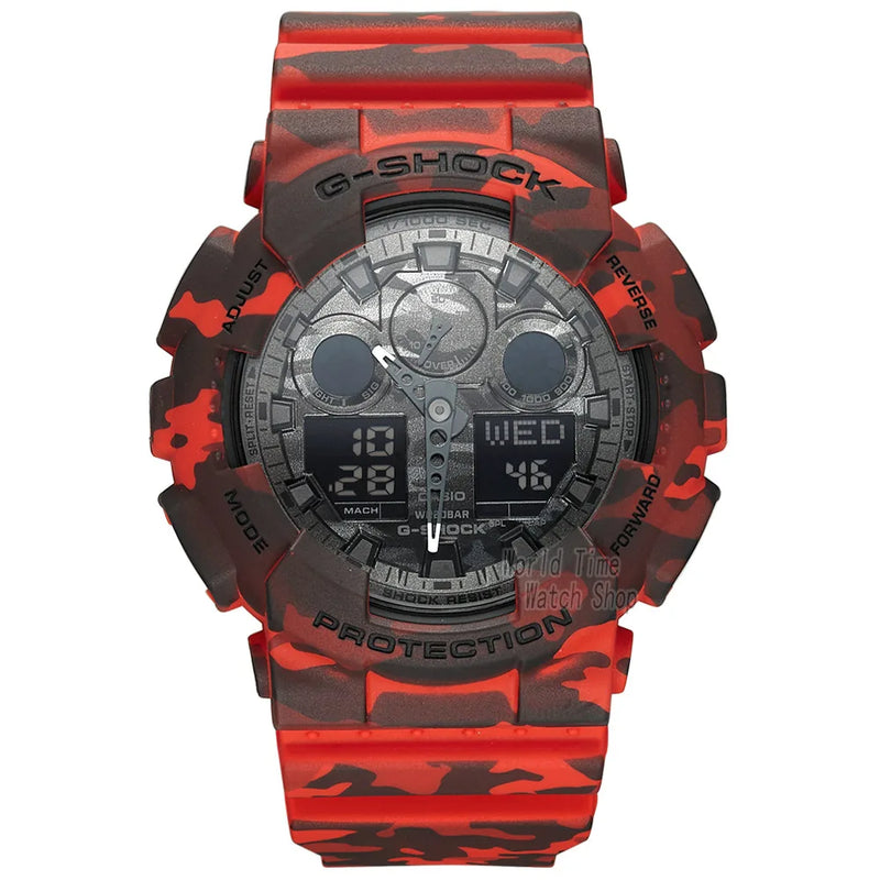 Casio assist g choque relógio masculino top marca de luxo led militar digital w
