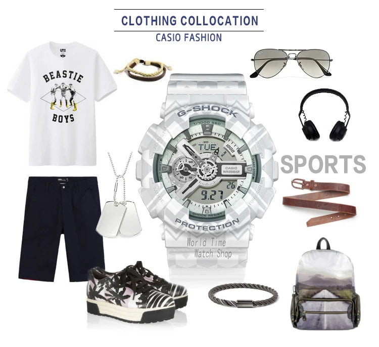 Relógio Casio Masculino g Shock Top Marca de Luxo Conjunto À Prova D &