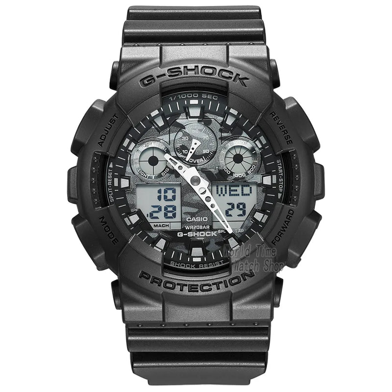 Casio assist g choque relógio masculino top marca de luxo led militar digital w