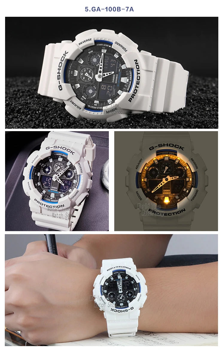 Relógio Casio Masculino g Shock Top Marca de Luxo Conjunto À Prova D &