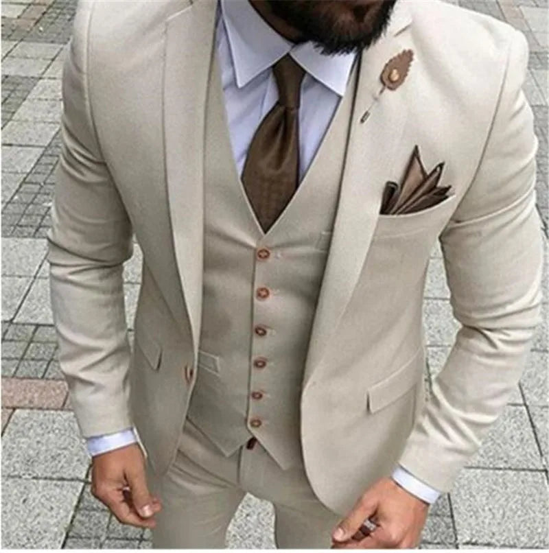 Ternos de casamento para noivo slim fit masculino, smoking de baile masculino, b