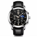POEDAGAR-Relógio de pulso luminoso impermeável masculino, quartzo, militar, co