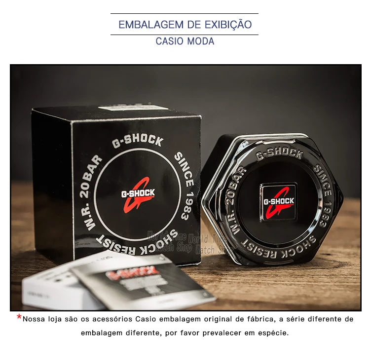 Casio assist g choque relógio masculino top marca de luxo led militar digital w