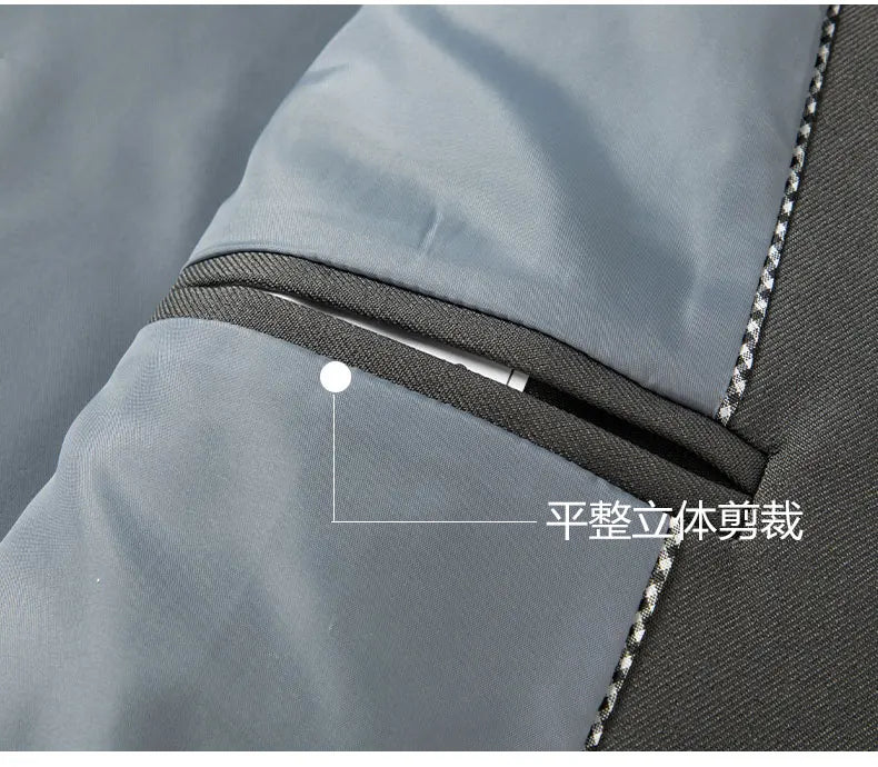 Blazer fino All-in-One masculino, versão coreana, tendência bonita, casual de