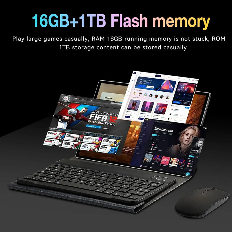 Pad 6 Pro Android 13 Tablet, 16GB, 1TB, 5G, Cartão Dual SIM, GPS, Novo, Origina