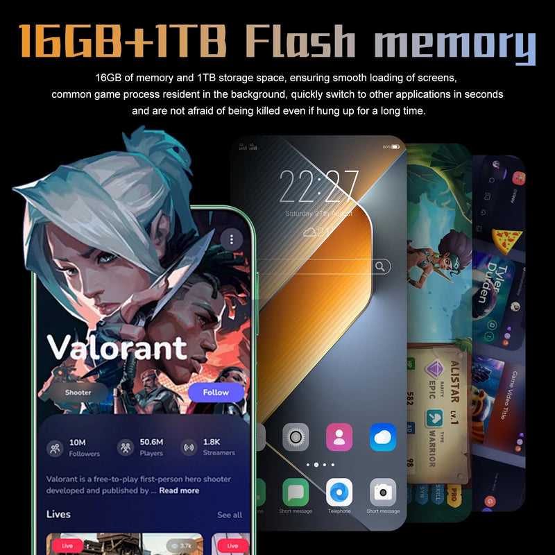 Smartphone Pova 6 Pro original Android 14, Telefone Desbloqueado, Celular, 5G HD
