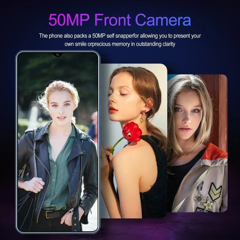 TEENO-Pova 8 Pro Smartphone, Celular, Celular, Dual SIM, NFC, Android 14, 5G, 7.