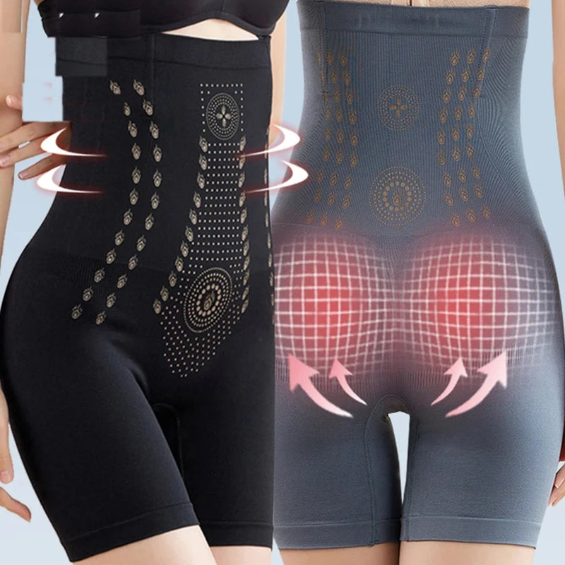 Calcinha Emagrecedora de Cintura Alta para Mulheres, Calção Controle Barriga,