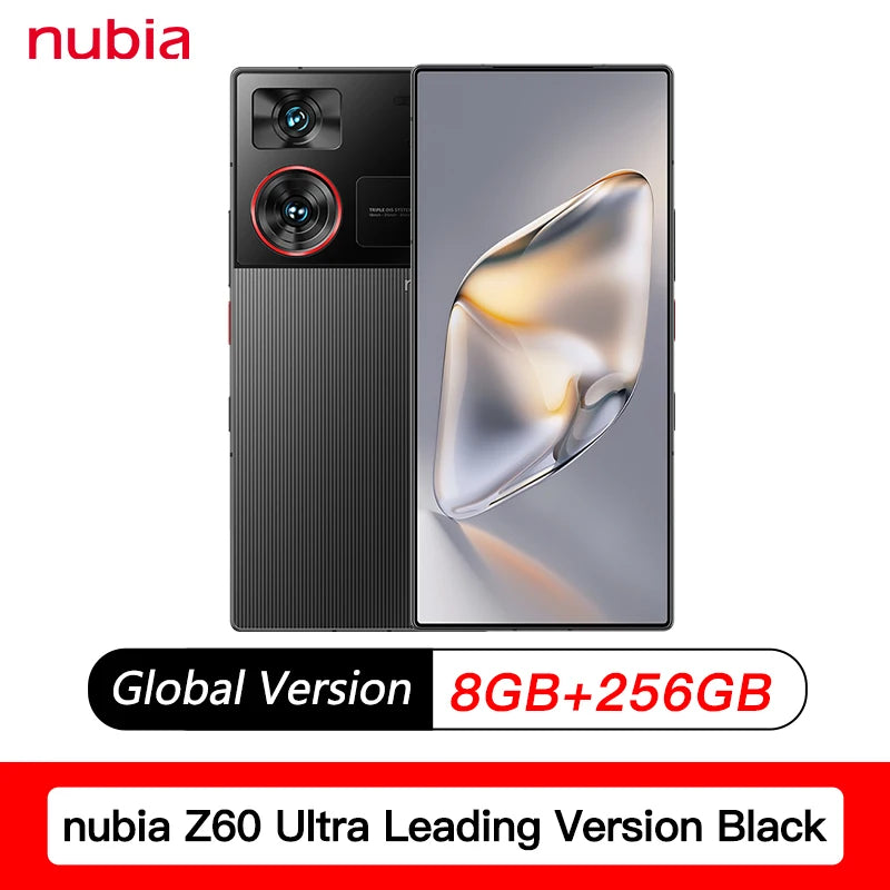 Versão global nubia z60 ultra versão líder 6.8 &quot;smartphone 5g snapdragon
