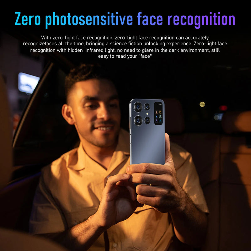 Smart Phone S24 Ultra 5G Android, HD, Tela Cheia, Face ID, 16GB + 1TB, Telemóve