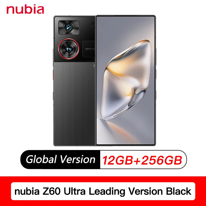 Versão global nubia z60 ultra versão líder 6.8 &quot;smartphone 5g snapdragon