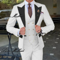 Smoking de casamento formal masculino, terno personalizado para noivo, vestido d
