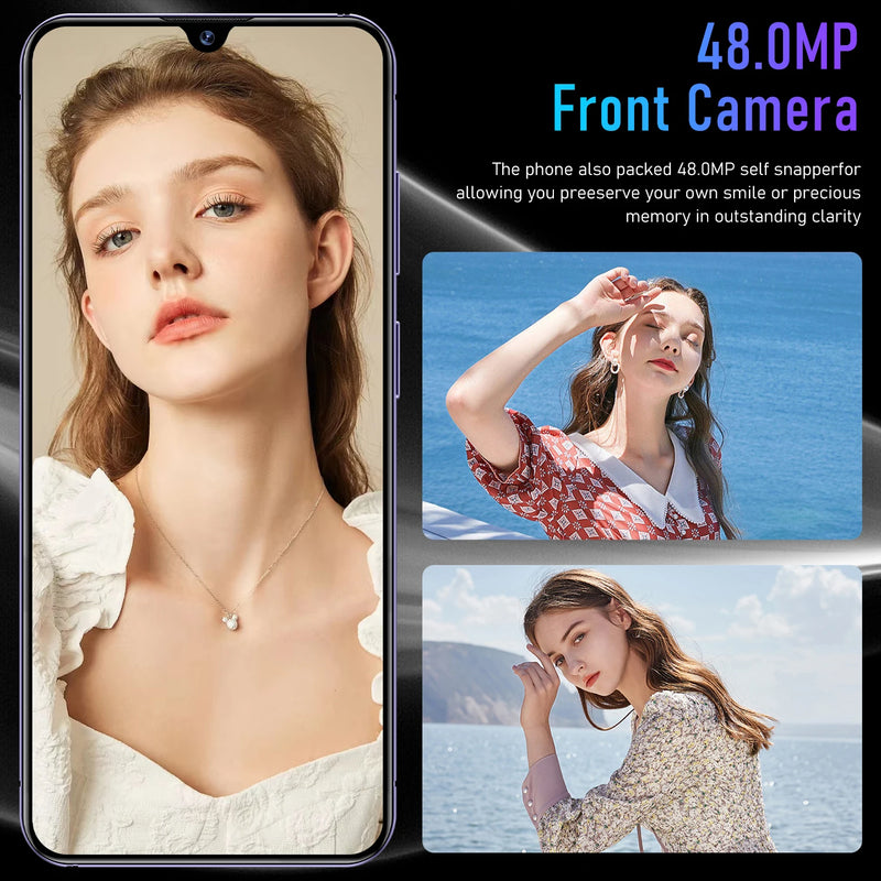Smart Phone S24 Ultra 5G Android, HD, Tela Cheia, Face ID, 16GB + 1TB, Telemóve