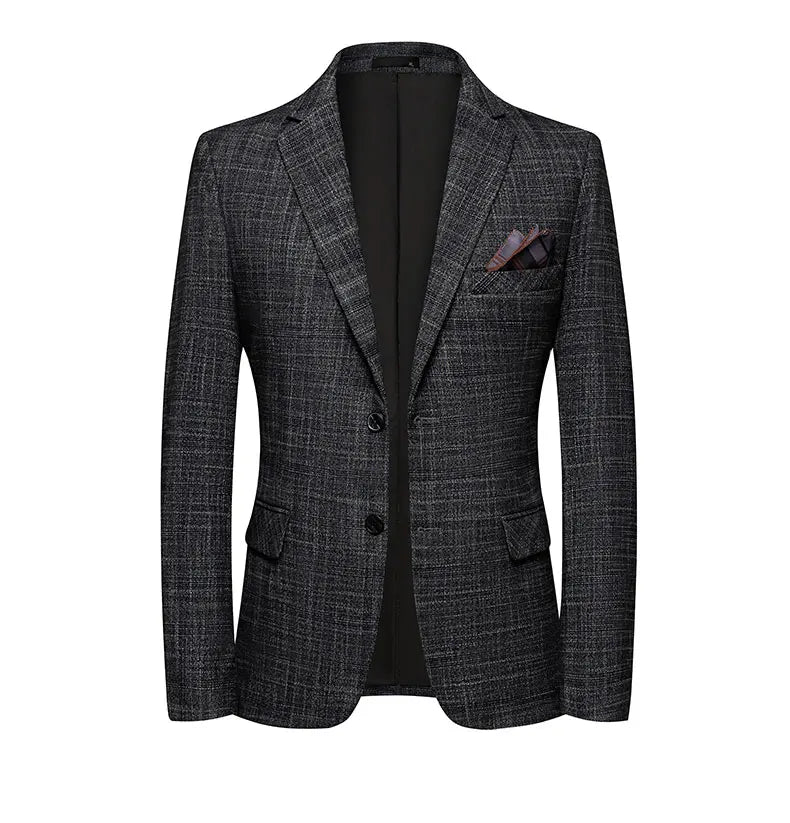 Blazer fino All-in-One masculino, versão coreana, tendência bonita, casual de
