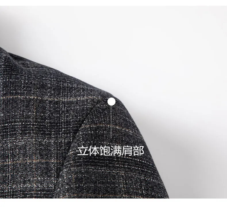 Blazer fino All-in-One masculino, versão coreana, tendência bonita, casual de