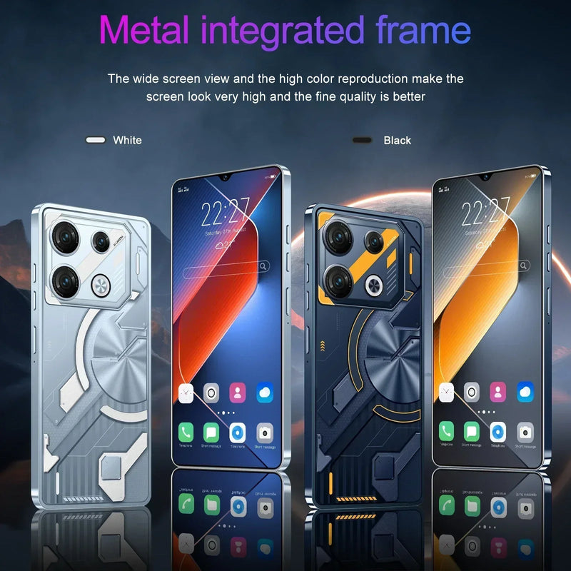 TEENO-Pova 8 Pro Smartphone, Celular, Celular, Dual SIM, NFC, Android 14, 5G, 7.