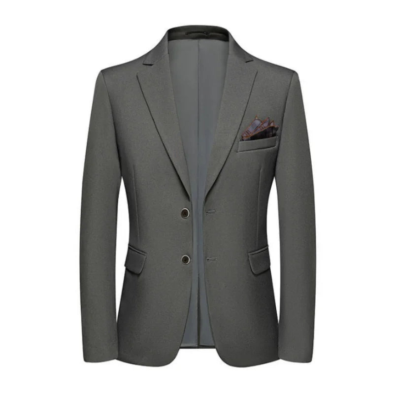 Blazer fino All-in-One masculino, versão coreana, tendência bonita, casual de