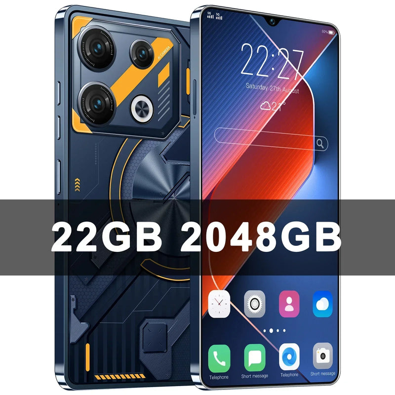 TEENO-Pova 8 Pro Smartphone, Celular, Celular, Dual SIM, NFC, Android 14, 5G, 7.