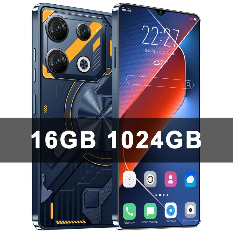 TEENO-Pova 8 Pro Smartphone, Celular, Celular, Dual SIM, NFC, Android 14, 5G, 7.