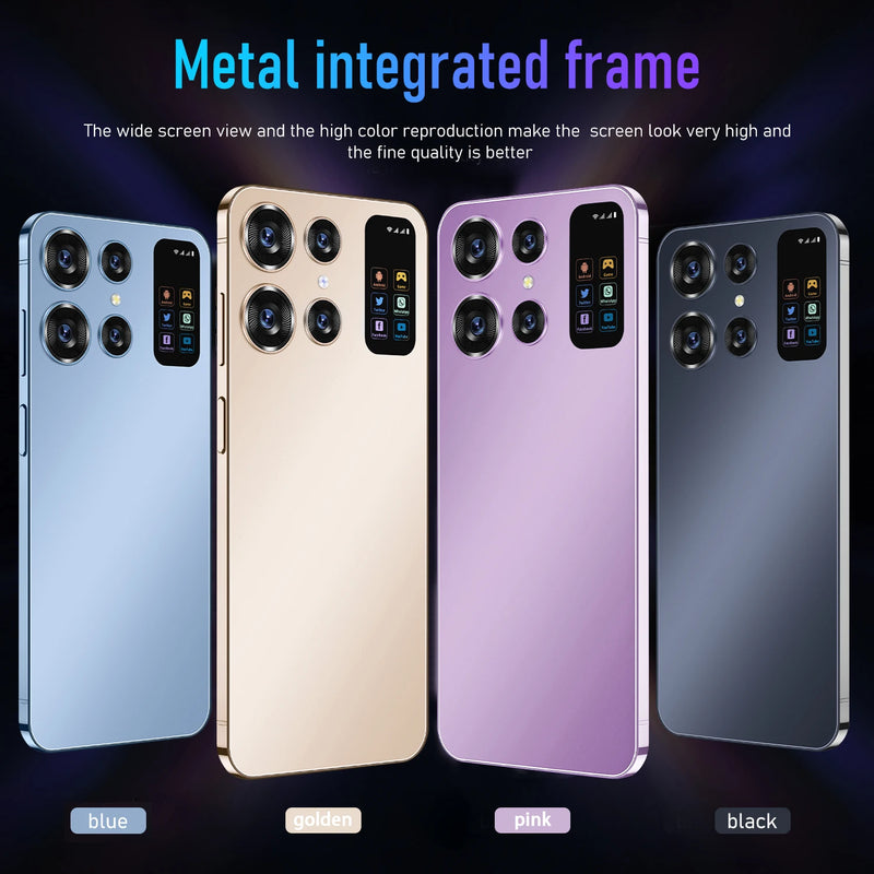 Smart Phone S24 Ultra 5G Android, HD, Tela Cheia, Face ID, 16GB + 1TB, Telemóve