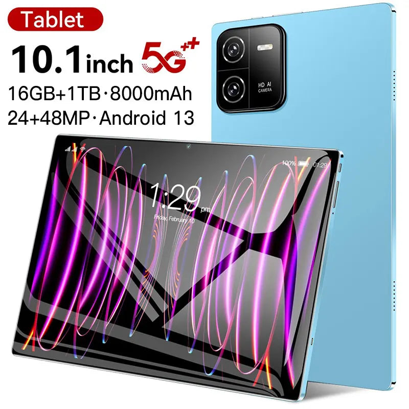 Pad 6 Pro Android 13 Tablet, 16GB, 1TB, 5G, Cartão Dual SIM, GPS, Novo, Origina