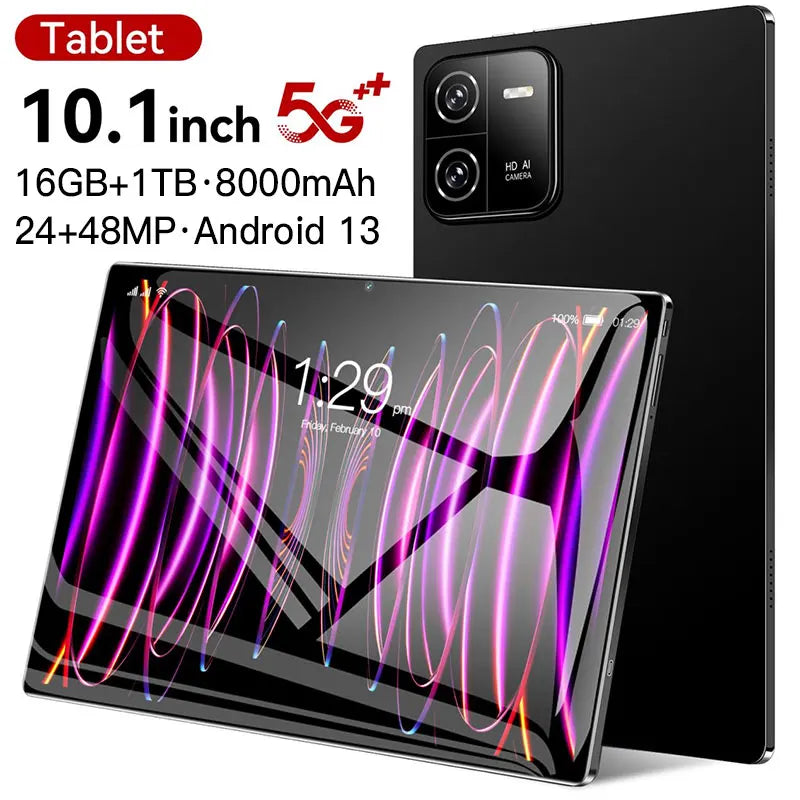 Pad 6 Pro Android 13 Tablet, 16GB, 1TB, 5G, Cartão Dual SIM, GPS, Novo, Origina