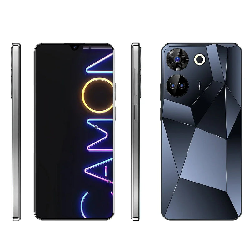 Novo smartphone c20 pro 6.8 &#39;&#39;hd + android 13 16gb + 1tb 8000mah ediçã