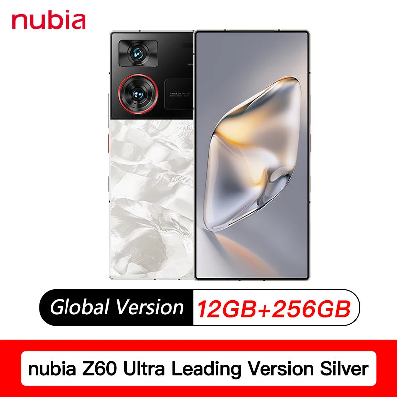 Versão global nubia z60 ultra versão líder 6.8 &quot;smartphone 5g snapdragon