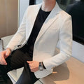 Blazer leve casual masculino, jaqueta de emagrecimento, suavizando sua silhueta,