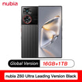 Versão global nubia z60 ultra versão líder 6.8 &quot;smartphone 5g snapdragon