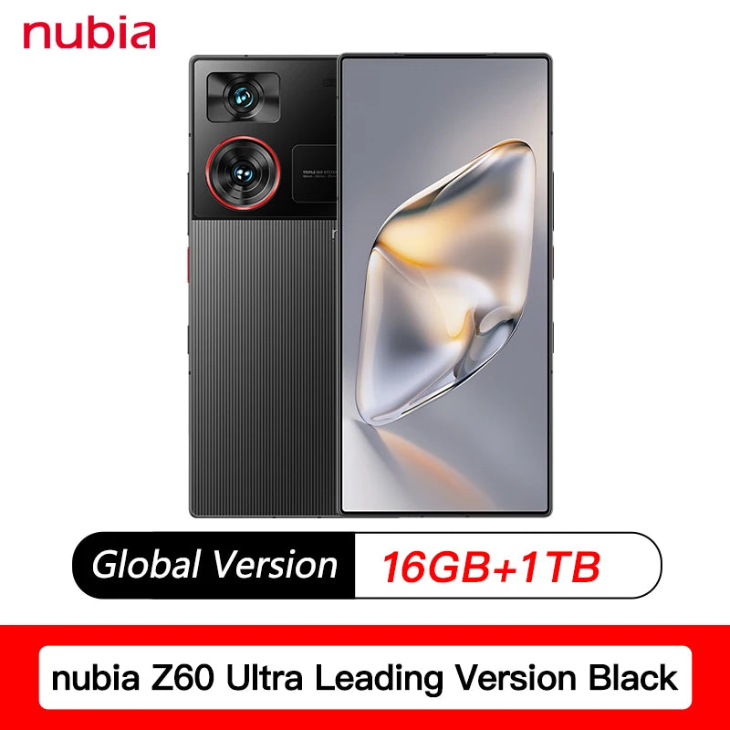 Versão global nubia z60 ultra versão líder 6.8 &quot;smartphone 5g snapdragon