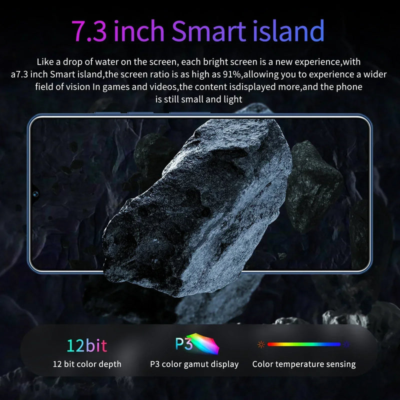 TEENO-Pova 8 Pro Smartphone, Celular, Celular, Dual SIM, NFC, Android 14, 5G, 7.