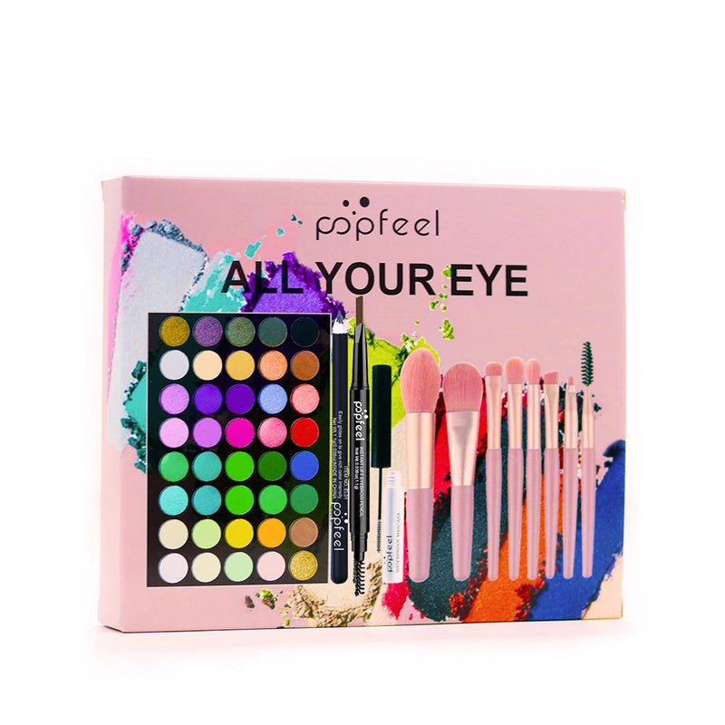 Kit de maquiagem tudo-em-um, conjunto de maquiagem multiuso, kit inicial essenci