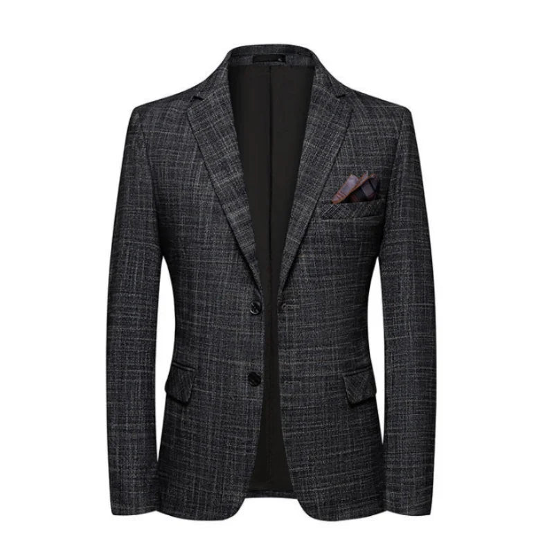 Blazer fino All-in-One masculino, versão coreana, tendência bonita, casual de