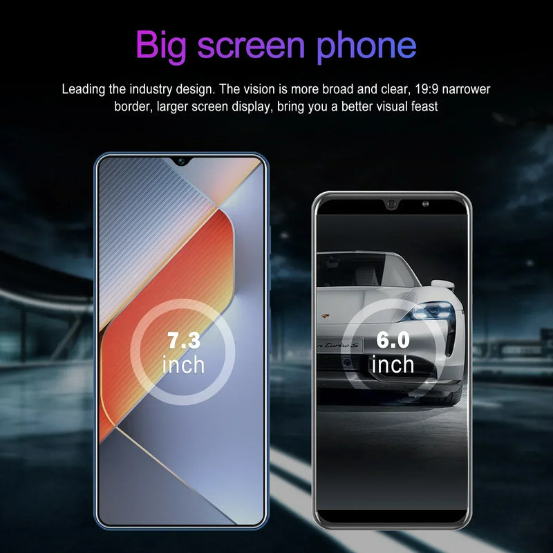 TEENO-Pova 8 Pro Smartphone, Celular, Celular, Dual SIM, NFC, Android 14, 5G, 7.
