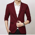 Marca masculina casual blazer 2023 outono nova moda terno magro de negócios cas