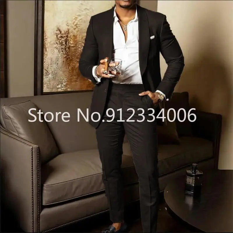 Terno de casamento marrom slim fit masculino, snoking para noivo, ternos masculi