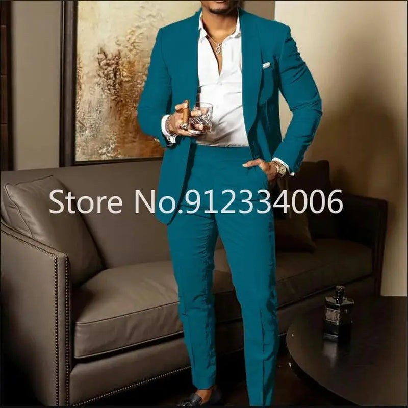 Terno de casamento marrom slim fit masculino, snoking para noivo, ternos masculi