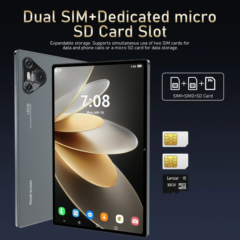 Tablets android 2024 pad 6s pro 16gb + 1tb novo original xioami tablette 5g cart