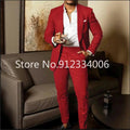 Terno de casamento marrom slim fit masculino, snoking para noivo, ternos masculi